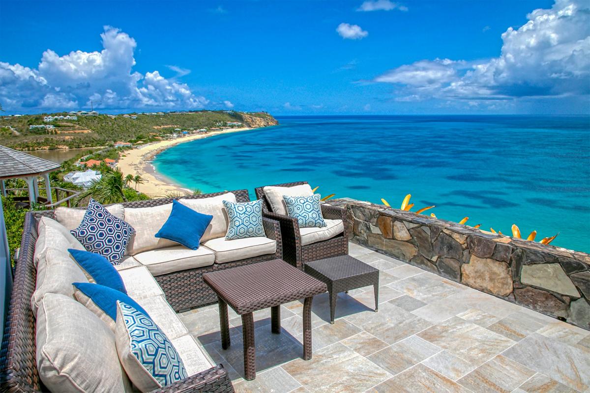 Luxury Villa Rental St Martin - Outdoor seatings